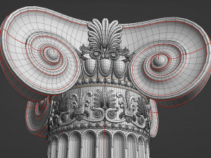 Greek column 3D Model