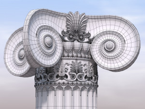 Greek column 3D Model