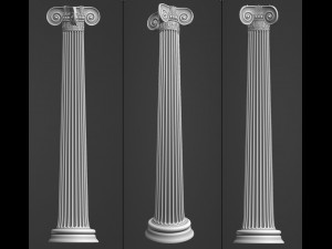 Greek column 3D Model