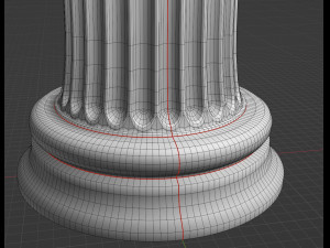 Greek column 3D Model