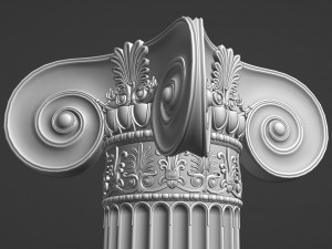 Greek column 3D Model