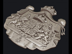Coat of arms of Sweden 3D Print Model