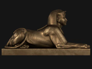 Sphinx from London 3D Model