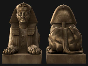 Sphinx from London 3D Model