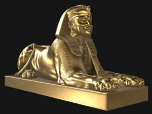 Sphinx from London 3D Model