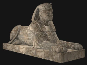 Sphinx from London 3D Model