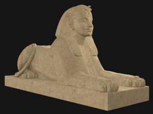 Sphinx from London 3D Model
