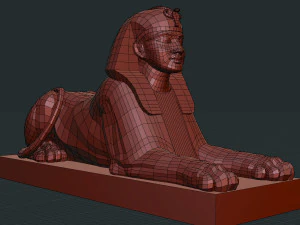 Sphinx from London 3D Model