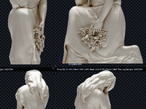 Sorrowing Woman Modello di stampa 3D