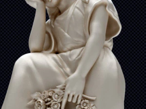 Sorrowing Woman 3D Print Model