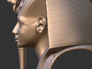 Tutankhamun Mask 3D Print Model