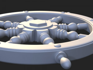 Ship Steering Wheel Modelo de Impressão 3D