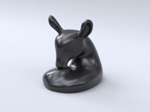 Deer Sculpture 3D Print Model