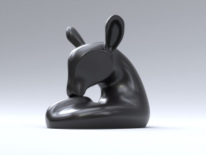 Deer Sculpture 3D 打印模型