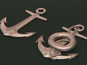 Sea anchor 3D 프린트 모델