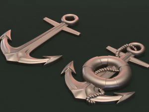 Sea anchor 3D Print Model