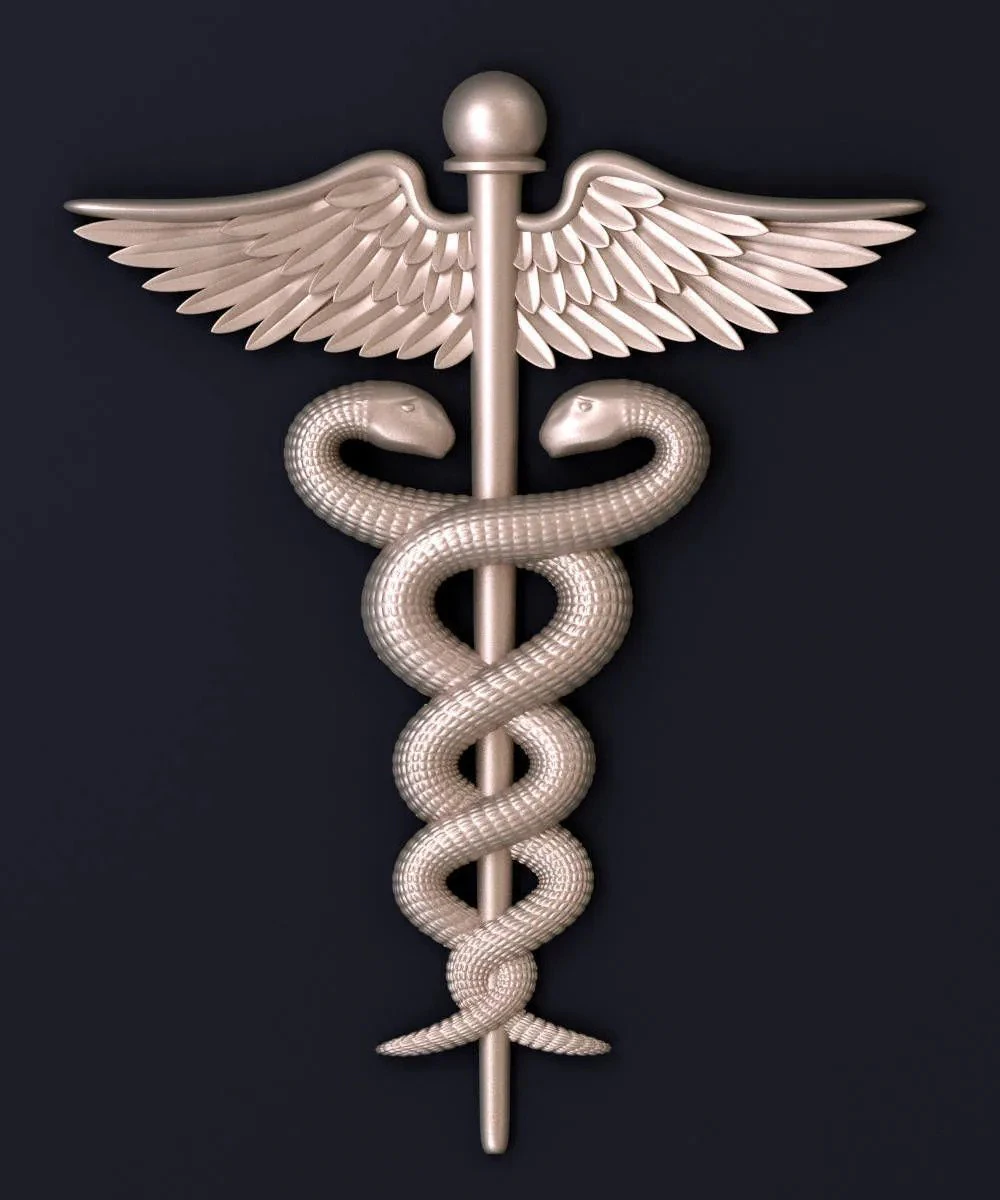 Medical symbol 3D Print Model .c4d .max .obj .3ds .fbx .stl .blend 