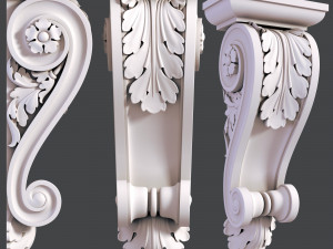 Architectural Bracket 3D Print Model