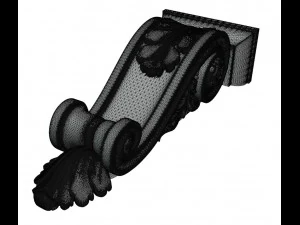 Architectural Bracket 3D Print Model