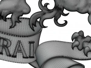Coat of arms of the Netherlands State version 3D Print Model