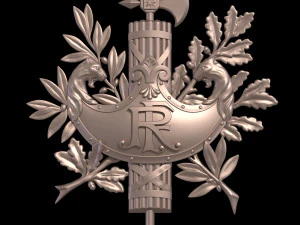 फ्रांस का राजनयिक प्रतीक 3D प्रिंट मॉडल