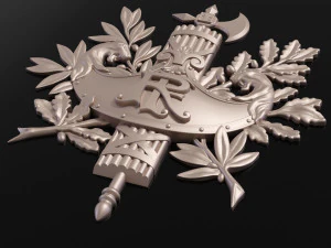 Diplomatic emblem of France 3D Print Model