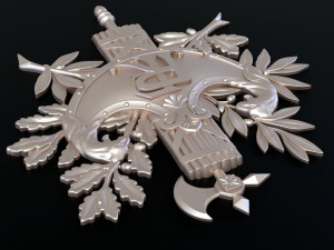 Diplomatic emblem of France 3Dプリントモデル
