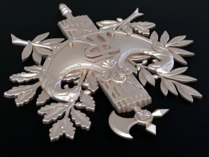 Diplomatic emblem of France 3D Print Model