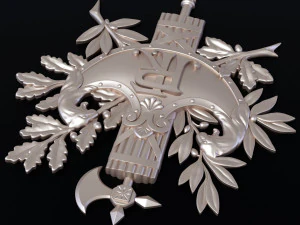 Diplomatic emblem of France 3D Print Model