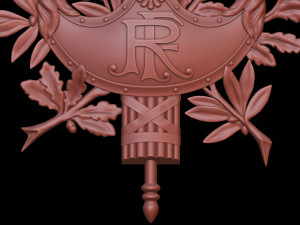 Diplomatic emblem of France 3Dプリントモデル
