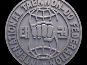 Логотип Международной федерации таэквон-до 3D Принт Модель