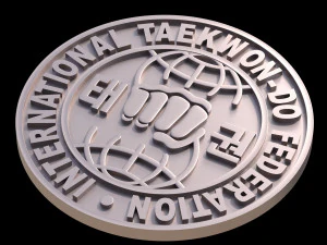 International Taekwon-Do Federation Logo 3D Print Model