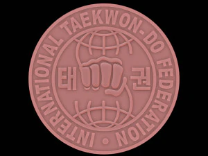 International Taekwon-Do Federation Logo 3D Print Model