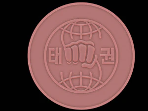 International Taekwon-Do Federation Logo 3D Print Model