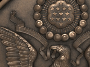 Great Seal USA Modèle 3D