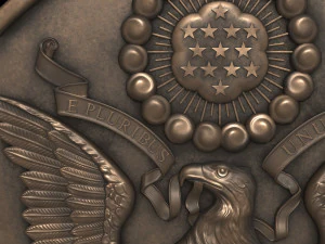 Great Seal USA 3D Model