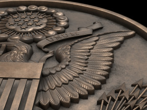 Great Seal USA Modèle 3D