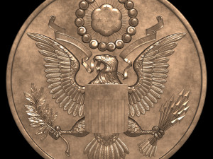 Great Seal USA Modèle 3D