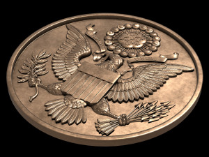 Great Seal USA Modèle 3D