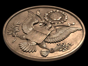 Great Seal USA 3D Model