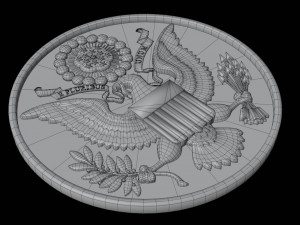 Great Seal USA Modèle 3D