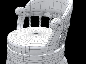 Bar Stool 3D Model