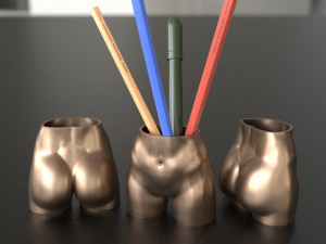 Holder pot female hips Modelo de Impressão 3D