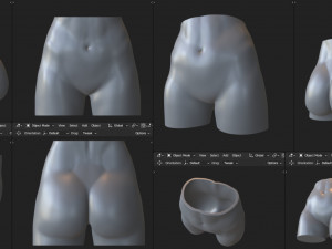 Holder pot female hips Modelo de Impressão 3D