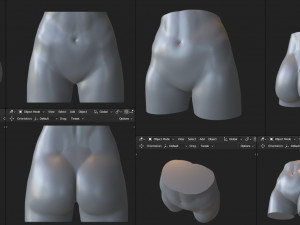 Holder pot female hips Modelo de Impressão 3D