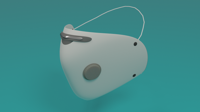 medicial mask 3D Model .c4d .max .obj .3ds .fbx .stl .blend 