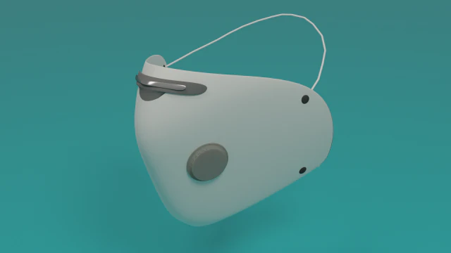 maschera medica Modello 3D .c4d .max .obj .3ds .fbx .stl .blend 