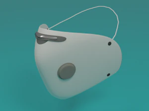 maschera medica Modello 3D