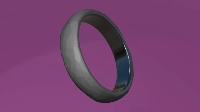 cincin segi Model 3D .c4d .max .obj .3ds .fbx .stl .blend