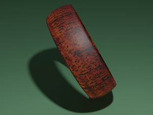 wooden ring 3D Model